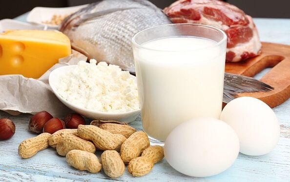 پروٹین کی غذا کے لئے کھانے کی اشیاء