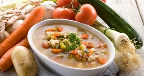 گیسٹرائٹس کے لئے سبزیوں کا پوری سوپ