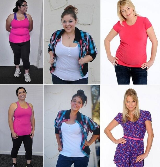 میگی ڈائیٹ پر وزن کم کرنے سے پہلے اور بعد کی تصاویر